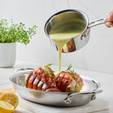 Hestan ProBond® Luxe 0.75-Qt. Polished Professional Clad Stainless Steel Butter Warmer