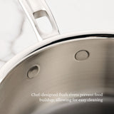 Hestan ProBond® Luxe 0.75-Qt. Polished Professional Clad Stainless Steel Butter Warmer