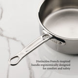 Hestan ProBond® Luxe 0.75-Qt. Polished Professional Clad Stainless Steel Butter Warmer