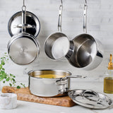 Hestan ProBond® Luxe 0.75-Qt. Polished Professional Clad Stainless Steel Butter Warmer