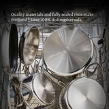 Hestan ProBond® Luxe 2-Quart Polished Professional Clad Stainless Steel Saucier