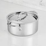 Hestan ProBond® Luxe 4-Quart Polished Professional Clad Stainless Steel Soup Pot with Lid