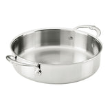 Hestan ProBond® Luxe 6-Quart Polished Professional Clad Stainless Steel Rondeau with Lid