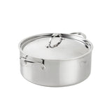 Hestan ProBond® Luxe 9-Quart Polished Professional Clad Stainless Steel Rondeau with Lid