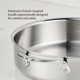 Hestan ProBond® Luxe 9-Quart Polished Professional Clad Stainless Steel Rondeau with Lid