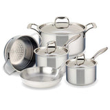 Meyer SuperSteel Tri-Ply Clad Stainless Steel 10-Piece, Made in Canada
