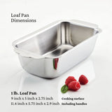 Hestan Provisions OvenBond Tri-ply Stainless Steel 1-Pound Loaf Pan