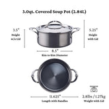 Titanium Soup Pot, 3qt.