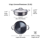 Titanium Sauteuse, 3.5-Quart