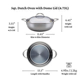 Hestan Nanobond Titanium Dutch Oven, 5-Quart