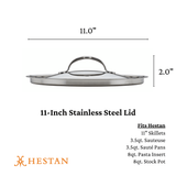 Provisions Stainless Steel 11" Lid