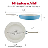 KitchenAid Hard Anodized Ceramic Fry Pan - 12.25"/31cm Blue Velvet
