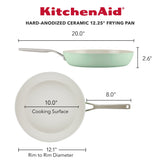 KitchenAid Hard Anodized Ceramic Fry Pan - 12.25"/31cm Pistachio