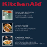 KitchenAid 10pc Hard Anodized Ceramic Cookware Set - Pistachio