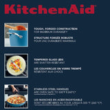 KitchenAid 10pc Hard Anodized Ceramic Cookware Set - Blue Velvet