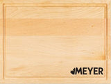 Meyer Maple Wood Cutting Board - 17"x11"x0.75"
