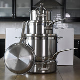 Professional Clad Stainless Steel Ultimate Set, 10-piece