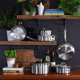 Professional Clad Stainless Steel Ultimate Set, 10-piece