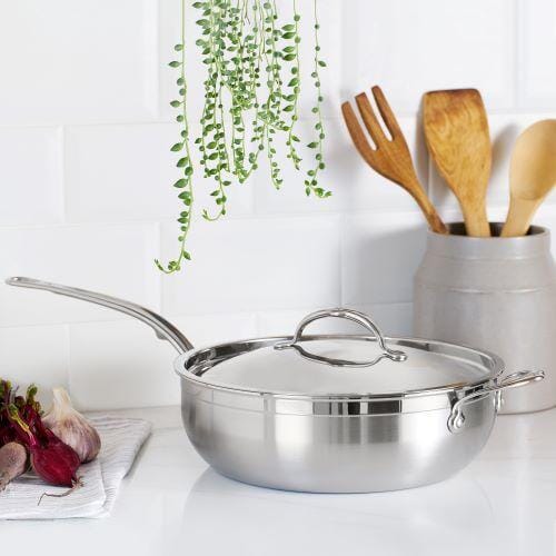 Hestan Professional Clad Stainless Steel Essential Pan, 5-Quart – Meyer ...