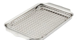 Hestan Provisions OvenBond Tri-ply Stainless Steel Quarter Sheet Pan with Rack, 9-Inch x 12.5-Inch, Stainless Steel