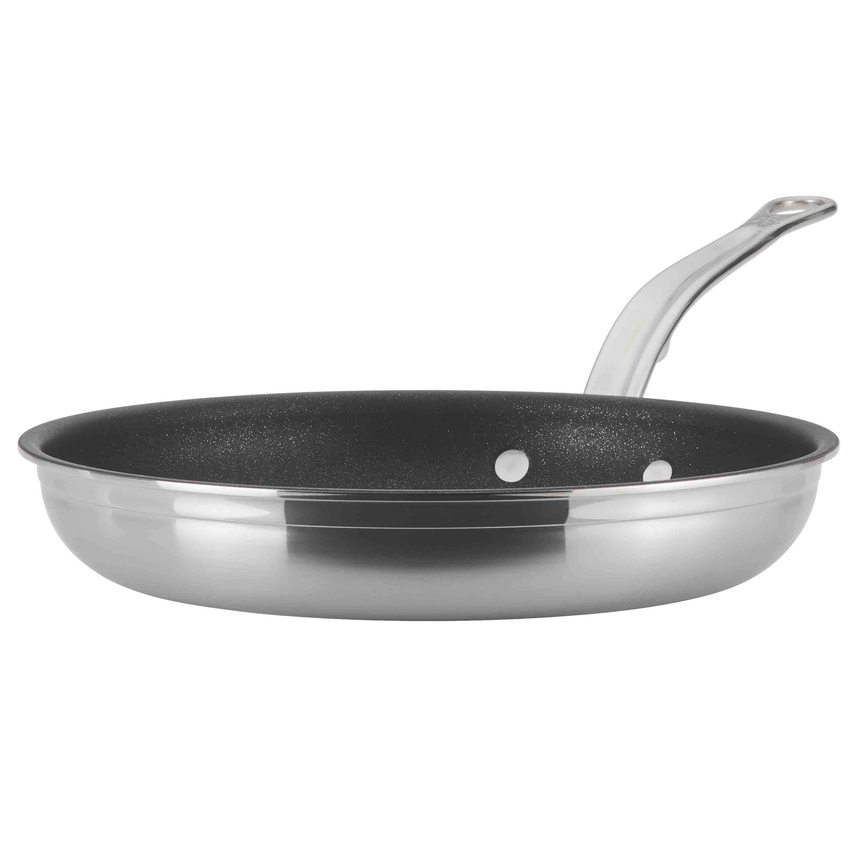Hestan ステンレススチール マスターパン　２４㎝　スチーマー付き Hestan Professional Clad Stainless Steel TITUMTM Nonstick Skillets