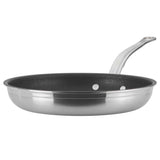 Professional Clad Stainless Steel TITUM<sup>TM</sup> Nonstick Skillets