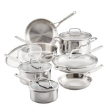 KitchenAid Tri-Ply Clad Stainless Steel 12-piece Cookware Set