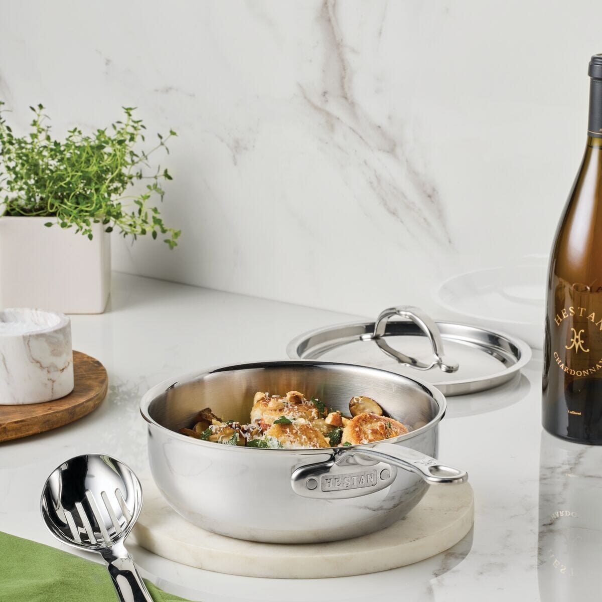 Hestan ProBond® Luxe 2-Quart Polished Professional Clad Stainless