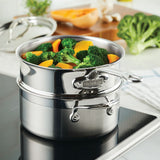 Hestan Provisions Stainless Steel Steamer Insert, 3-Quart, Stainless Steel