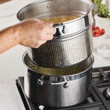 Hestan Provisions Stainless Steel Pasta Insert, 8-Quart, Stainless Steel