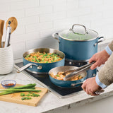 KitchenAid Stainless Steel 3-Ply Base 9-Piece Cookware Set