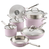 KitchenAid Stainless Steel 3-Ply Base 11-Piece Cookware Set