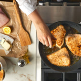 KitchenAid Hard Anodized Induction Frying Pan with Lid, 12.25-Inch, Matte Black