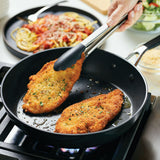 KitchenAid Hard Anodized Nonstick Frying Pan, 12.25-Inch, Onyx Black
