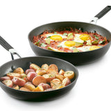 KitchenAid Hard Anodized Nonstick Frying Pan Set, 2-Piece, Onyx Black