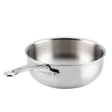 ProBond® Luxe 2-Quart Polished Professional Clad Stainless Steel Saucier