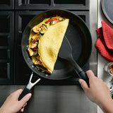 KitchenAid Hard Anodized Nonstick Frying Pan, 10-Inch, Onyx Black