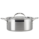 Professional Clad Stainless Steel Soup Pot, 3-Quart