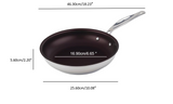 Meyer Confederation Stainless Steel 20cm/8" Non Stick Fry Pan Skillet Made in Canada