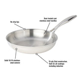 Meyer SuperSteel Tri-Ply Clad Stainless Steel 20cm/8" Fry Pan, Skillet, Made in Canada