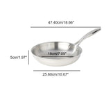 Meyer SuperSteel Tri-Ply Clad Stainless Steel 24cm/9.5" Fry Pan, Skillet, Made in Canada