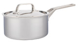 3.1L Meyer ProClad 5-Ply Aluminum Core Stainless Steel Saucepan with Cover, Made in Canada
