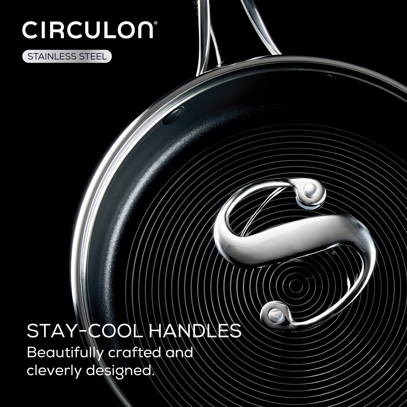 Circulon Stainless Steel Induction Cookware Set with SteelShield Hybrid  Stainless and Nonstick Technology, 11 piece & Reviews