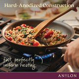 Anolon Advanced Home Hard-Anodized Nonstick Cookware Set, 11-Piece, Bronze