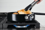 KitchenAid Hard Anodized Nonstick Saute Pan with Lid, 3-Quart, Onyx Black