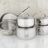 Meyer Nouvelle Stainless Steel 10-Piece Set, Made in Canada with BONUS mini recipe book PRE ORDER NOW FOR MAY 10 SHIPPING!