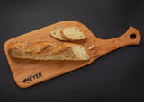 Meyer Cherry Bread Board, Made in Canada 7.5"x16"x0.5” In Partnership with The PEI Reach Foundation