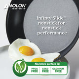 10pc Anolon SmartStack Hard Anodized Nesting Cookware Set