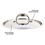 22cm Meyer Accolade Stainless Steel Cover Lid