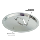 18cm Meyer Classic Stainless Steel Cover Lid